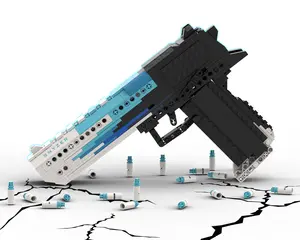 Snyzer Tech | Deagle Ice | 679 Pieces - DIY Building Block Kit with Realistic Functions