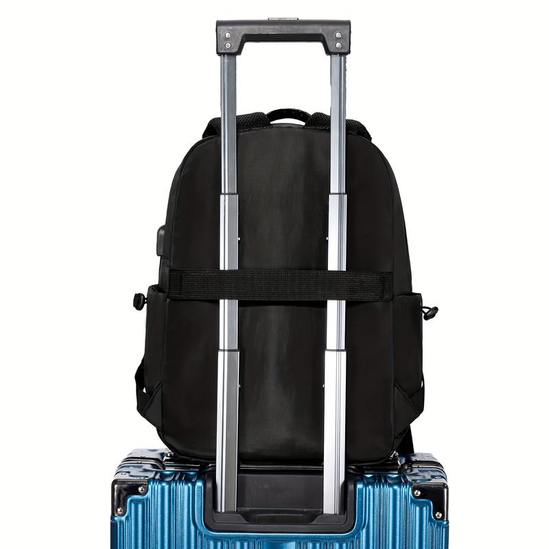 Lightweight Laptop Backpack for Men & Women, Carbon Black - Tablet Pocket, & - Business Travel,, Commuter Backpack, Adjustable Padded Straps, Durable & - Compatible with 15.6-inch Devices