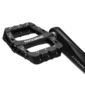 ROCKBROS MTB Pedals Mountain Bike Pedals Lightweight Nylon Fiber Bicycle Platform Pedals for BMX MTB 9/16"