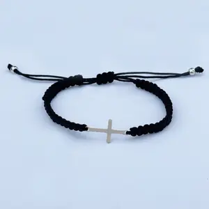 Rope Cross Bracelet - Adjustable & Comfortable Stylish Bracelet