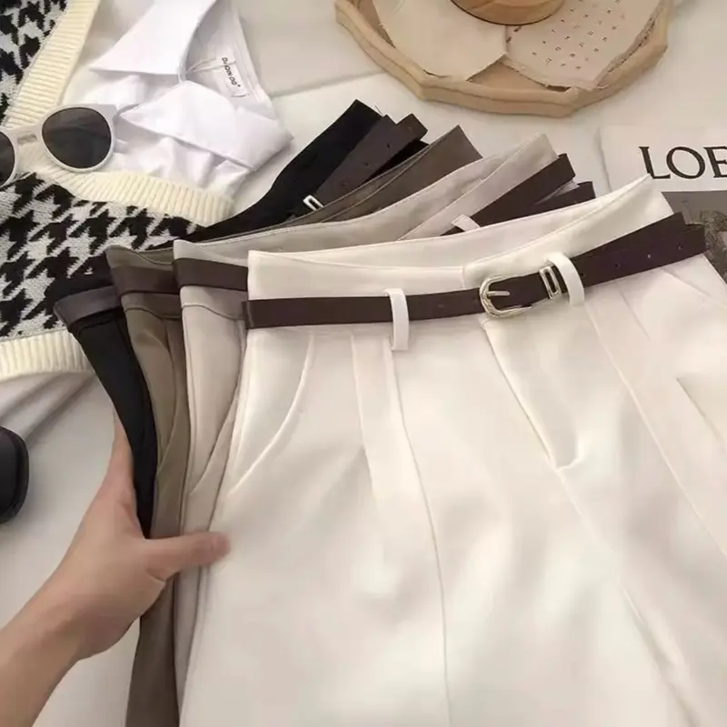 Women's Shorts, Womenswear Bottom for Daily Wear Basic Minimalist