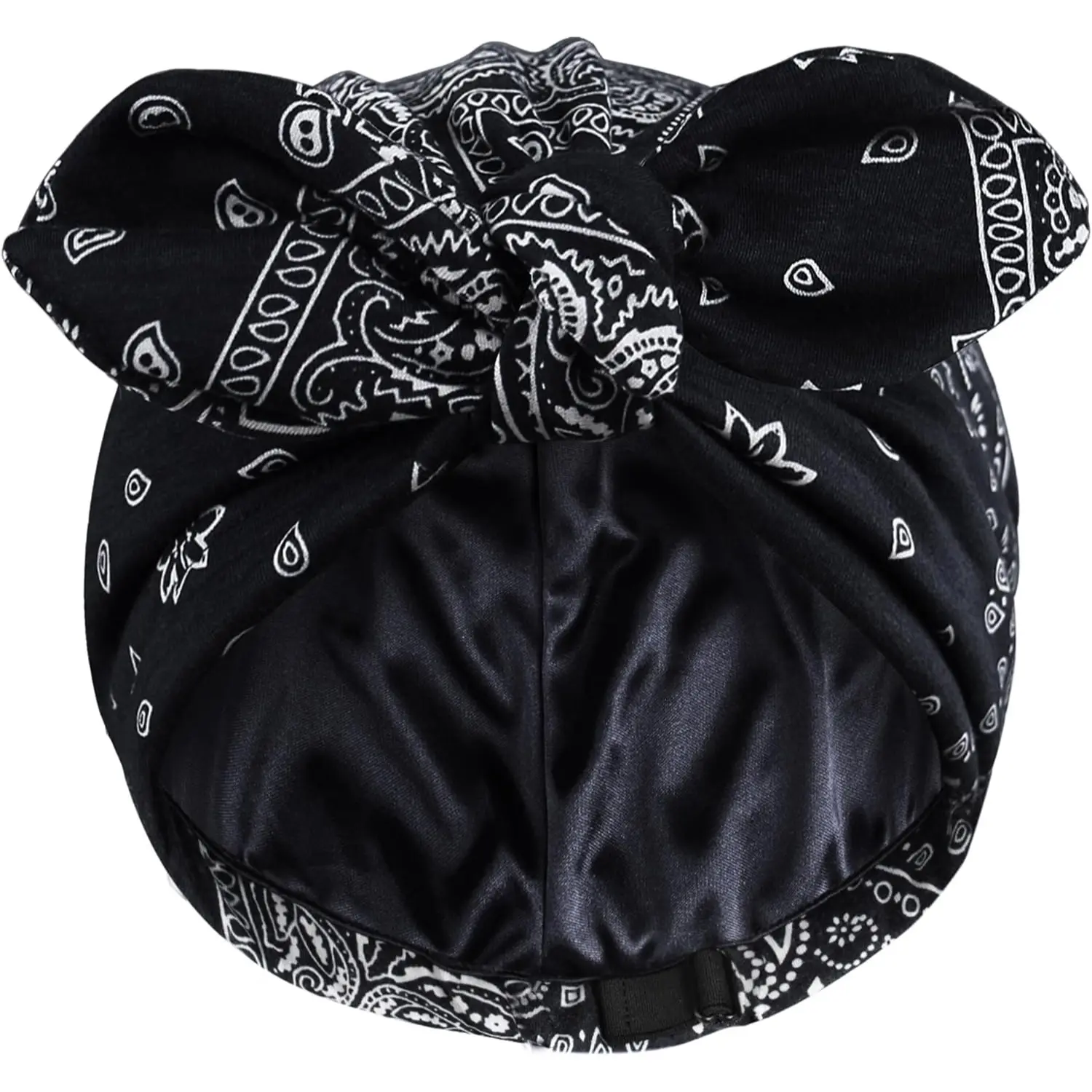 1 pack, 2 Pack, 4 Pack Satin Lined Beanies for Women Soft Cotton Sleep Cap Silky Lined Slouchy Hair Bonnets