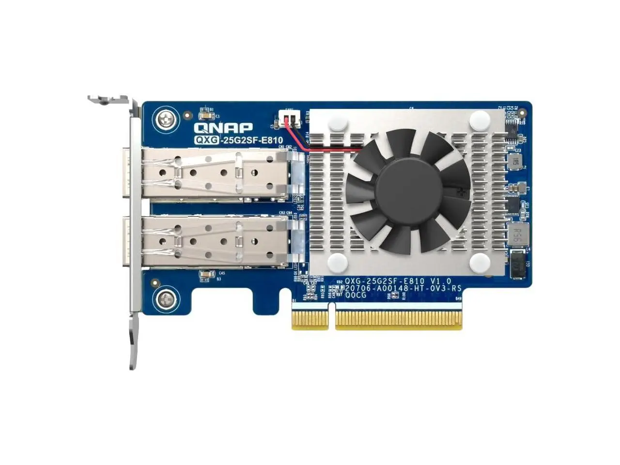 QNAP QXG-25G2SF-E810 25Gigabit Ethernet Card QXG25G2SFE810
