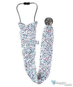 Stethoscope Cover – Stylish and Durable - Twinkle Lights on White