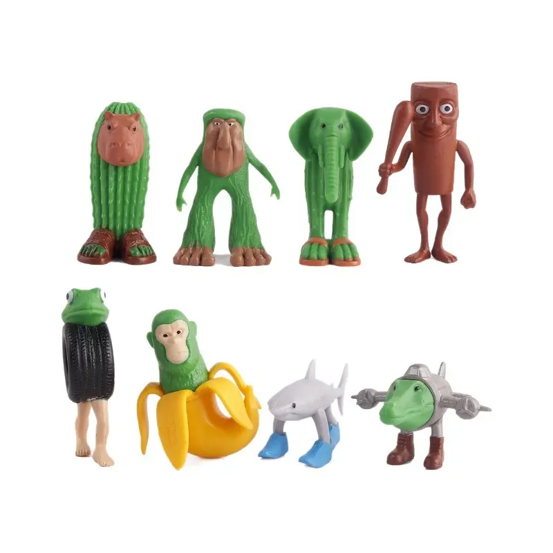 UDROLL 2026 Viral 8-PCS Italian Brainrot Figurines Gift Set – Funny Meme Collectibles, Desk Decor & Stress Relief Toys for Kids Classroom Gift Exchange, Party Favors, Non-Toxic & Safe
