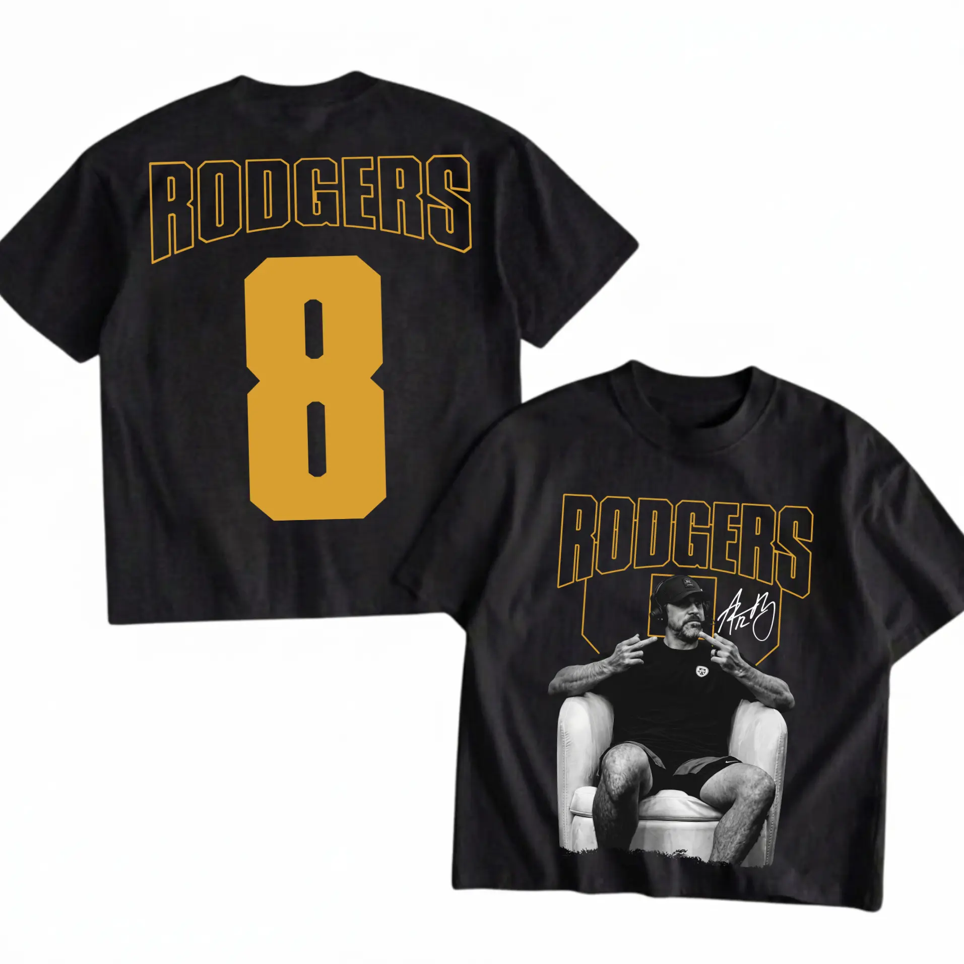 Rodgers 8 Middle Finger Football T-Shirt, Graphic Pittburghs Tee, Unisex Sport Shirt, Gift For Fans