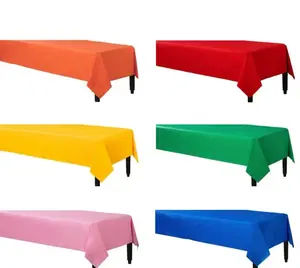 Disposable Plastic Tablecloth – Waterproof Party Table Cover for Birthdays, Weddings & Everyday Events