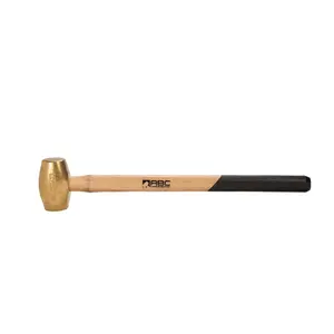 ABC Hammers ABC6BWS 24 in. 6 lbs Brass Hammer with Wood Handle