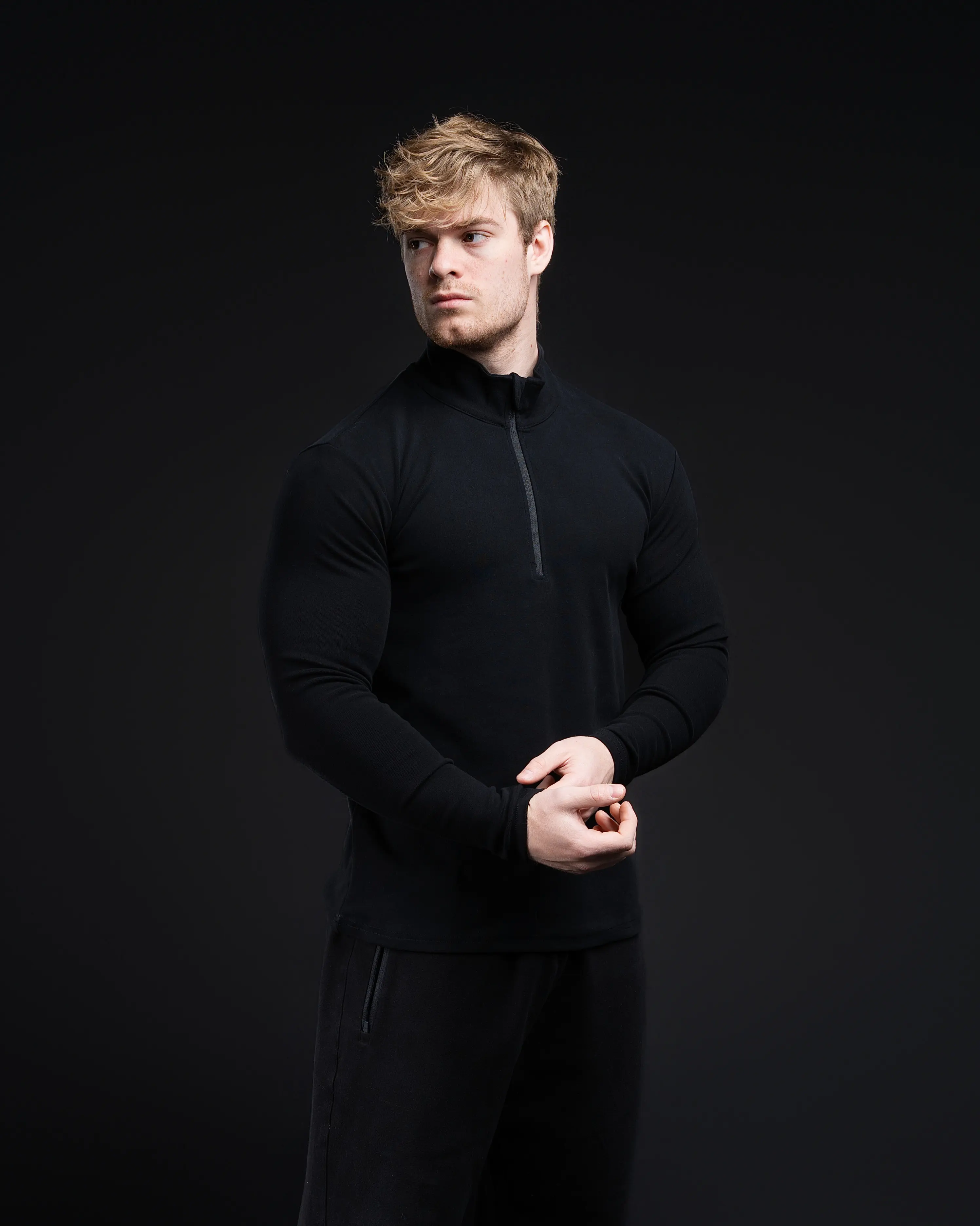 EKKO Essential Quarter Zip | Brushed Cotton