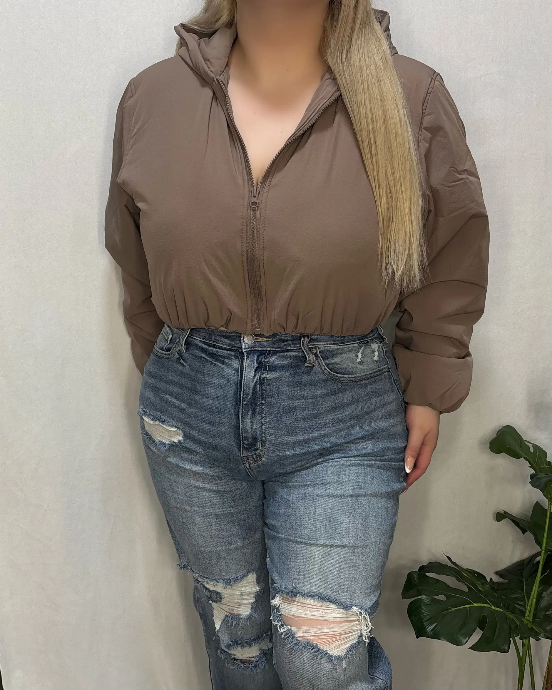 Larrisa Puffer Jacket (Cocoa)