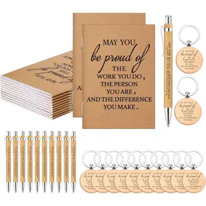 10 Sets Graduation Thank You Gifts Bulk Inspirational Pocket Notebooks  Pens  End of School Year Teacher Nurse Appreciation  for Cna Week Students Employee Office Coworker Staff