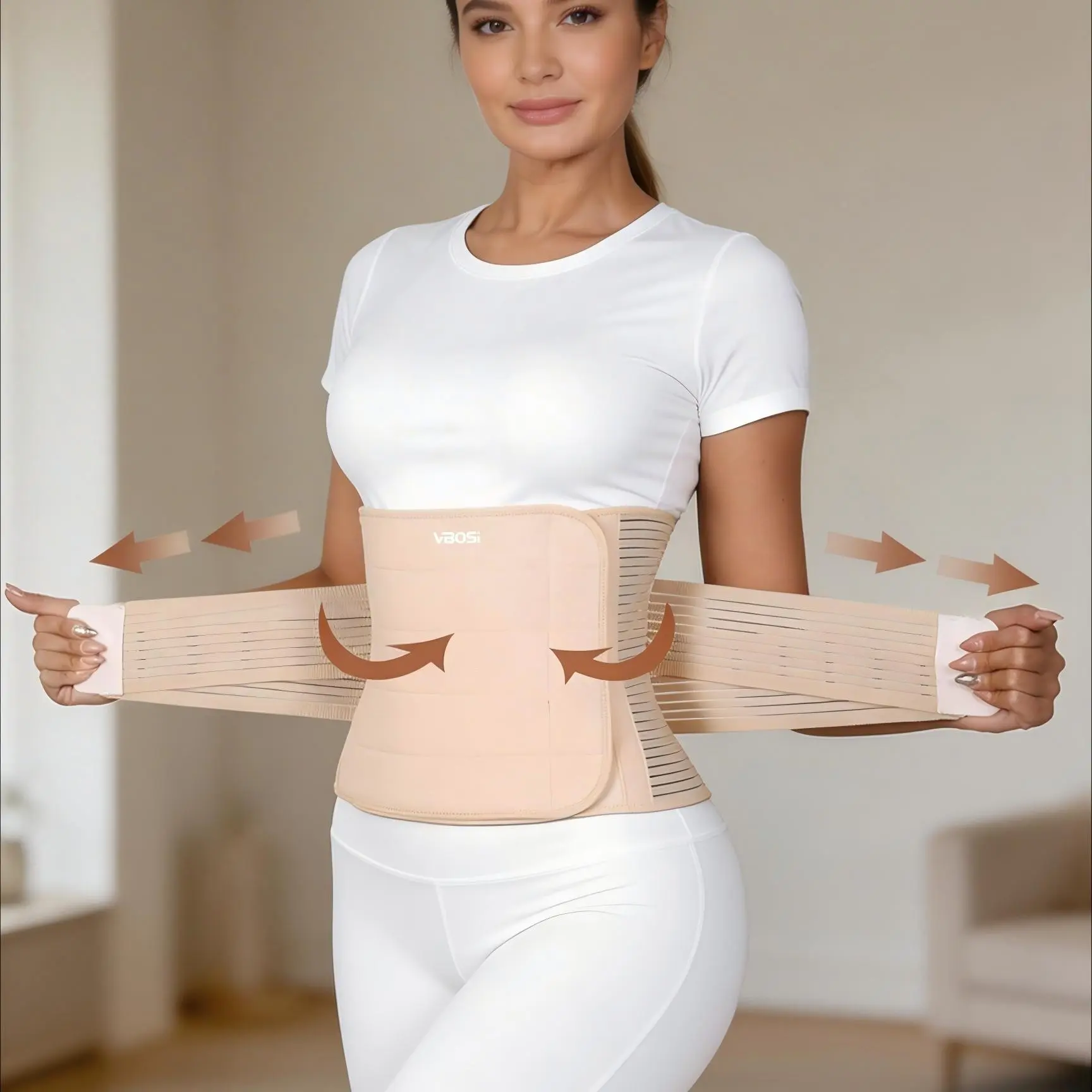 Lower Back Brace Classic Style, Double Pressurization, Three Support Bars, Stable Core, Daily Sports Wear, Waist Trainer Belt, 1pc Lower Back Brace, Adjustable Brace, Back Posture Brace, Waist Control