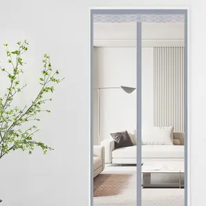 Air conditioning door curtain partition curtain windproof air conditioning windproof household magnetic anti-mosquito kitchen anti-fumes plastic transparent