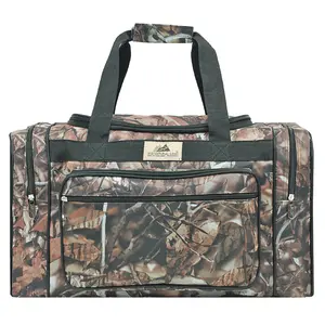 Men’s & Women’s Camo or Grey Travel Duffle Bag 20" Carryall with Shoulder Strap