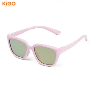KiGO Polarized Baby Sunglasses for 0-3 Years UV 400 Protection Soft-Touch TPEE Frame with Strap for Girls Boys, Beach Days Toddler Flexible & Comfortable Must-Have Lightweight for Little Explorers