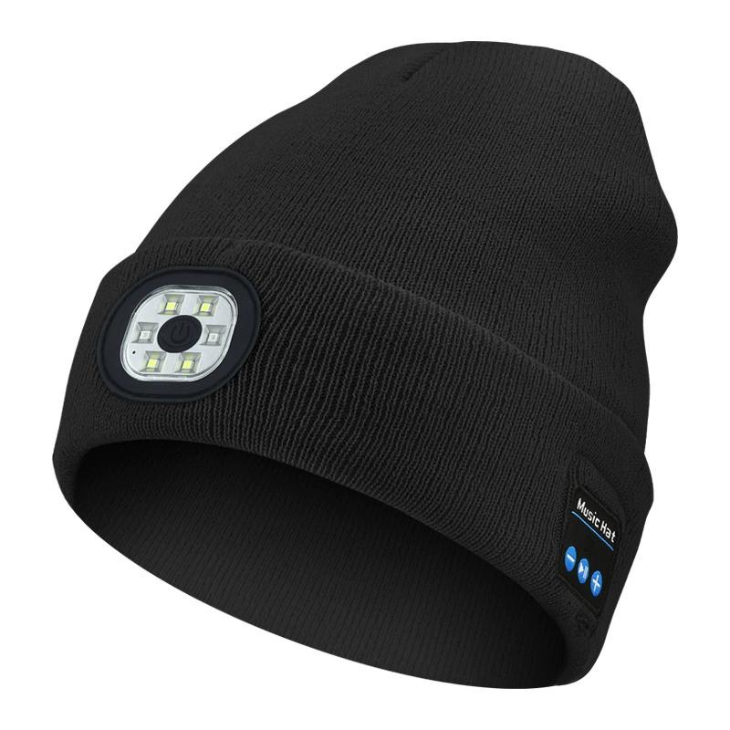 LED Hat Bluetooth Lighted Beanie, Unisex USB Rechargeable Headlamp, Warm Balaclava Super Soft Acrylic Blend, Suitable for All Seasons, Unisex, Fashion Hat, Stuffed Gift Outdoor Hat LED Hat Bluetooth Lighted Beanie, Unisex USB Rechargeable Headlamp, Warm Balaclava Super Soft Acrylic Blend, Suitable for All Seasons, Unisex, Fashion Hat, Stuffed Gift Outdoor Hat