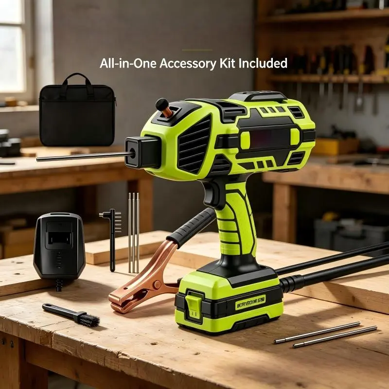 Handheld portable welding machine green
