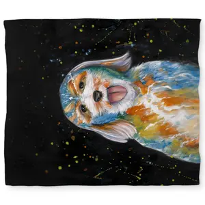360 Stand King Size Microfiber Duvet Cover with Microfiber Face, Artistic Look Abstract Labradoodle Print, Machine Washable Bedding for King Size Beds, Living Room Decor, Machine-Washable Duvet Covers, Microfiber Duvet Covers