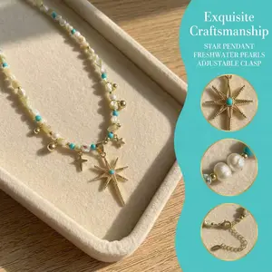 Coastal Dreamclavicle Necklace  Perfect For Everyday & Beach Outfits Cute Coastal Jewelry For Beach Days Sweet Gift For Beach Lovers