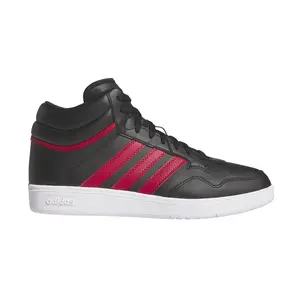 adidas Mens Hoops 4.0 Mid Lace Up Sneakers Shoes Casual - Black