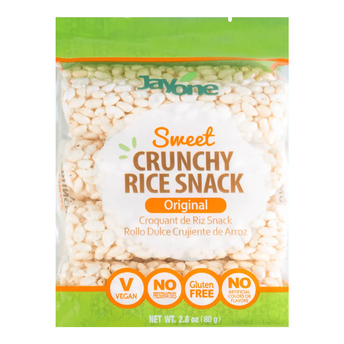 JAYONE Korean Rice Stick Snacks 80g - Vegan, Gluten-Free, Healthy Rice Crisps JAYONE Korean Rice Stick Snacks 80g - Vegan, Gluten-Free, Healthy Rice Crisps