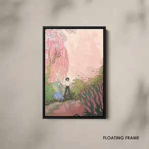 [SALE UP TO 50% + FREE SHIP]  Howl's Moving Castle Poster, Studio Ghibli Inspired Wall Art, Sophie and Howl Wall Decor, Anime Lover Fan Gift, Japanese Animation Art Print