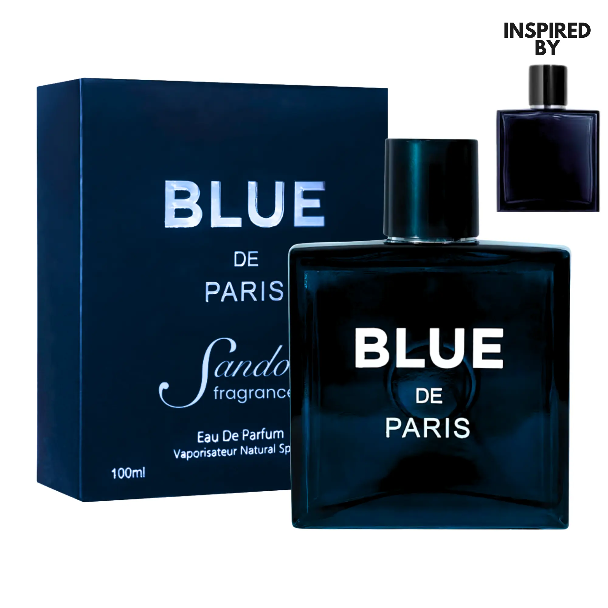 Sandora Fragrances Cologne for Men – Grapefruit, Mint, Jasmine, Cedar – Fresh, Woody, Spicy, Long-Lasting Eau De Parfum Men 3.4 fl oz edp perfume spray