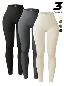 Women's High-Waisted Sporty Leggings, Tight-Fit Comfortable Fabric, Ideal for Outdoor Fitness & Indoor Leisure Activities