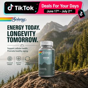 Solaray NMN 500mg — Cellular Energy + Healthy Aging — Premium NMN VegCaps — UNLIMIT