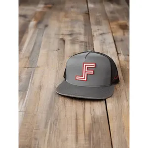 Lane Frost Stampede Snapback Hat – Grey/Black Flat Bill