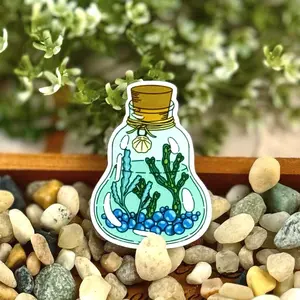 Mermaid Tears Glossy Sticker Ocean Vibes Journal Decor