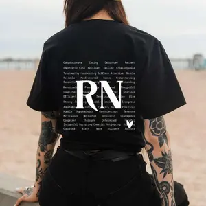 Graphic Tee for RN Nurses – Nursing Professional Apparel for Registered Nurses