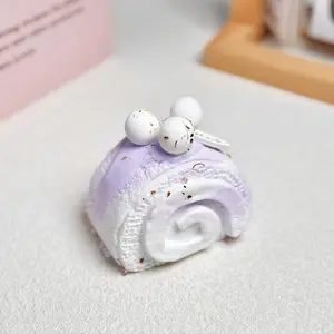 【Buy 3 get 1 free】Taro Osmanthus Cream Roll tabba squishies kidstoysFood-Grade Silicone Slow-Rising Rebound Squishy Fidget Toys for Stress Relief - Soft Squeeze Toys with Thick Creamy Slime Texture, Handmade Non-Toxic Sensory Toys