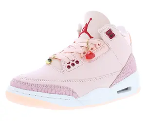 Nike Air Jordan 3 Retro Valentine's day Leather Womens Shoes