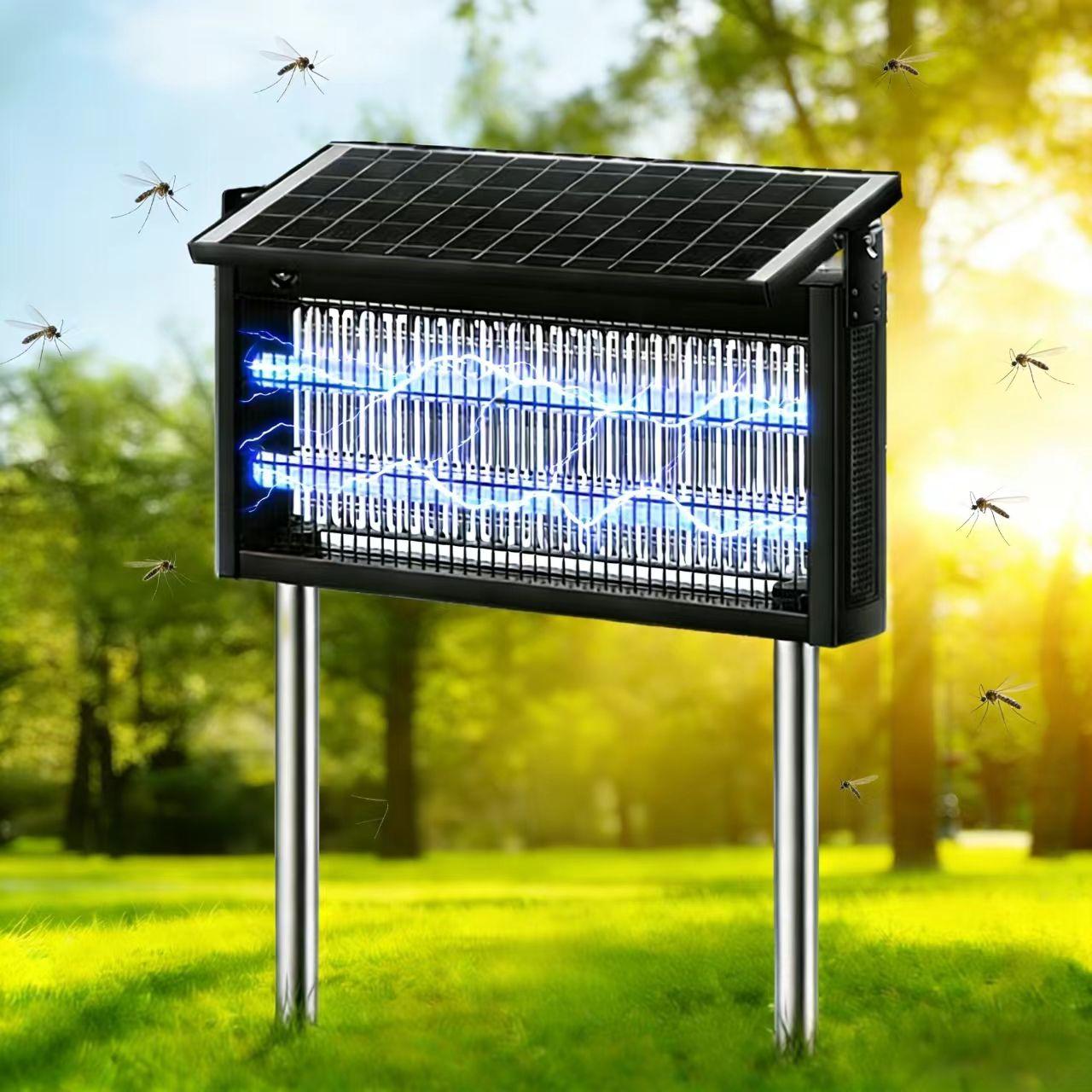 The new solar outdoor mosquito-killing lamp saves electricity and worry-free. It can be protected at any time in the countryside, courtyards, camping, fishing, and picnics. The most romantic gift to protect your family