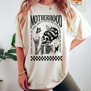 Motherhood Sometimes I Rock It Sometimes It Rocks Me Shirt, Mama Shirt, Mom Shirt, Rocker Mom Gifts, Mama Sweatshirt, Rocker Mama Tee 45735 948