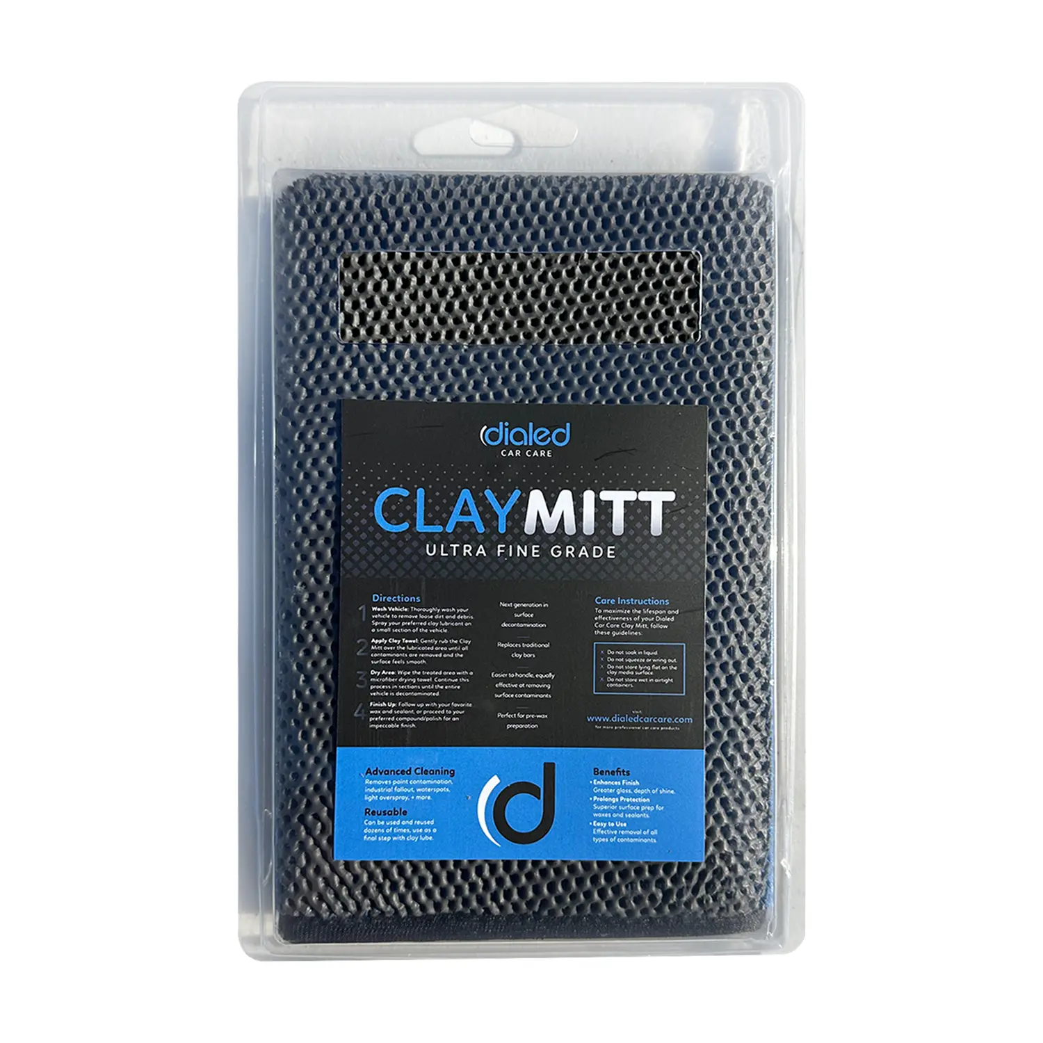 Dialed Clay Decontamination Mitt - Fine Grade Dialed Clay Decontamination Mitt - Fine Grade