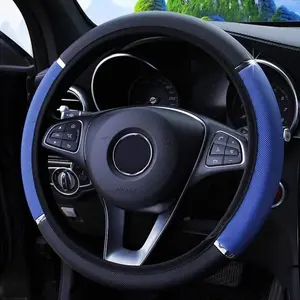 Universal Car Steering Wheel Cover, 1 Count Non-slip Grip Car Steering Wheel Protector without Inner Ring, Rubber Material Car Steering Wheel Cover for All Seasons, Automotive, Car Accessories