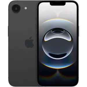 Refurbished Apple iPhone 16e 128GB Black (Consumer Cellular Locked) - Premium