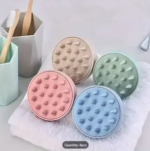 4pcs Scalp Massage Brushes for Hair Washing & Detangling - Ergonomic Design with Soft Bristles, Gentle on Normal Hair,