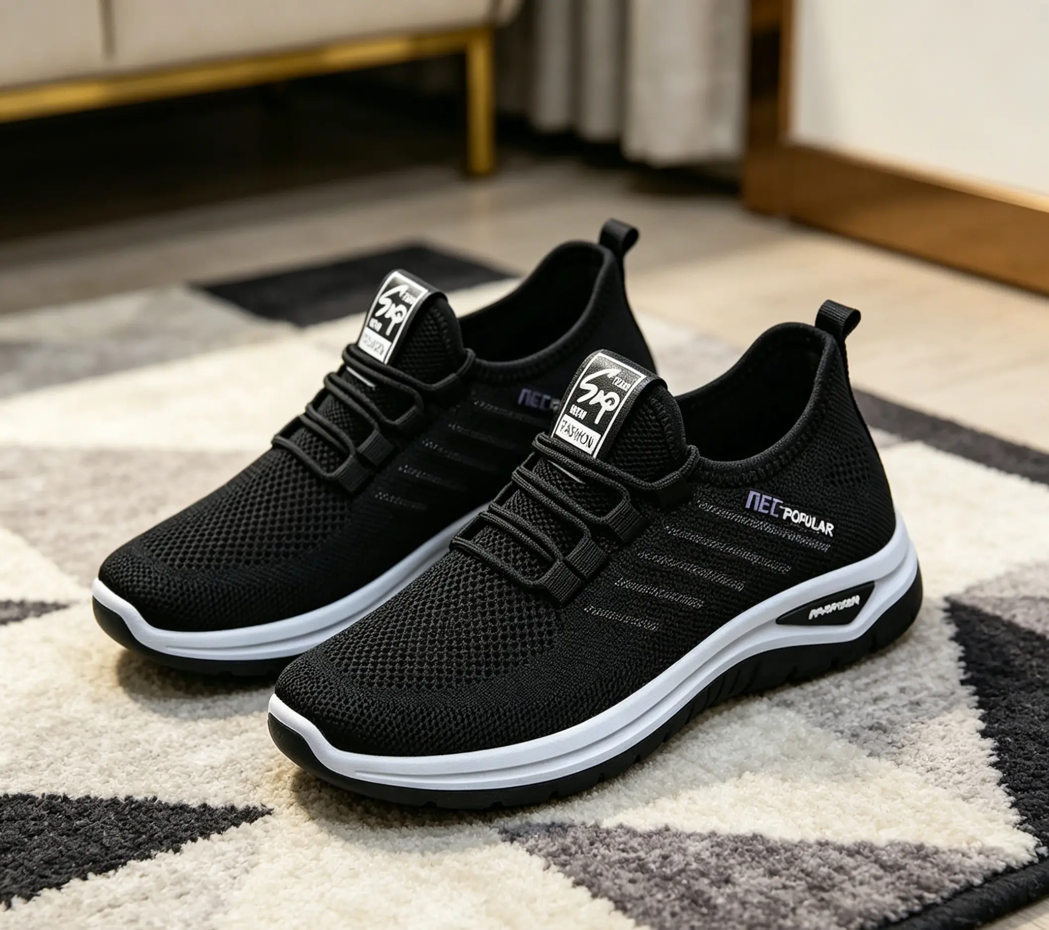 Women's Breathable Mesh Lifestyle Walking Shoes - Lightweight Slip-On All-Around Casual Trainers with Lace-Up Support, Wide Fit, Non-Slip Sole for Travel, Daily Wear, Lifestyle Walking Shoe