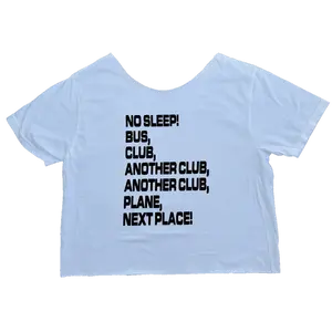 Stay up! Umbilical T-shirt with Y2K aesthetic text pattern, comfortable shirt, fashionable 2000s partyRAIMENTRY