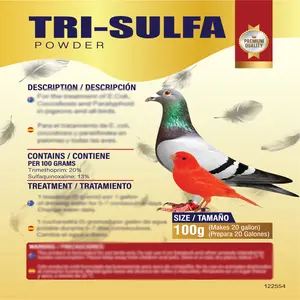 TRI-SULFA Powder for Pigeons and Birds Poultry