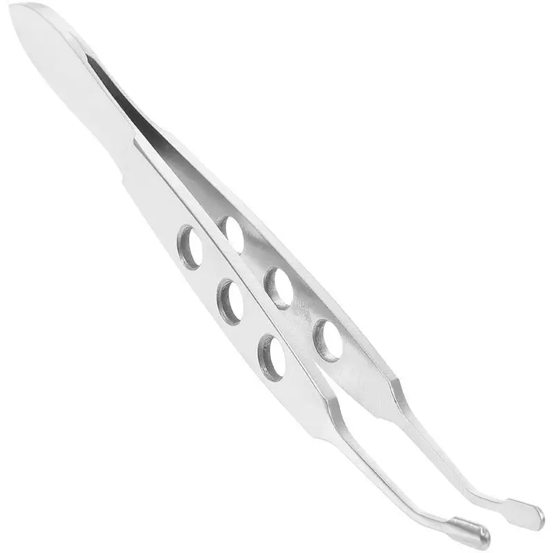 Meibomian Gland Expressor Forceps Makeup Beauty Health Eyelid Tweezers Stainless Steel Meibomian Gland Expression Tool Tweezers