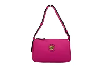 Pre-owned VERSACE Leather Shoulder Bags La Medusa Vitello Shoulder Bag Women's Purse
