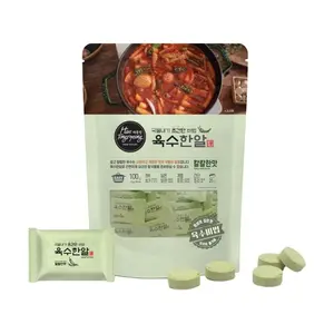 BIG MAMA FOOD Korean Hae Tongryeong Spicy Seafood Broth Stock Cubes - 25 Count (100g) for Instant Korean Soups & Stews