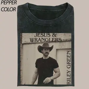 Riley Green Acid Vintage T-Shirt, Concert Festival Unisex Shirt Menswear Top