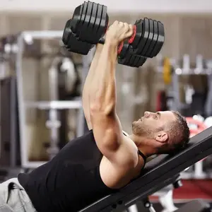 Adjustable Dumbbell Set 55LB Home Gym | The Peak Pivot
