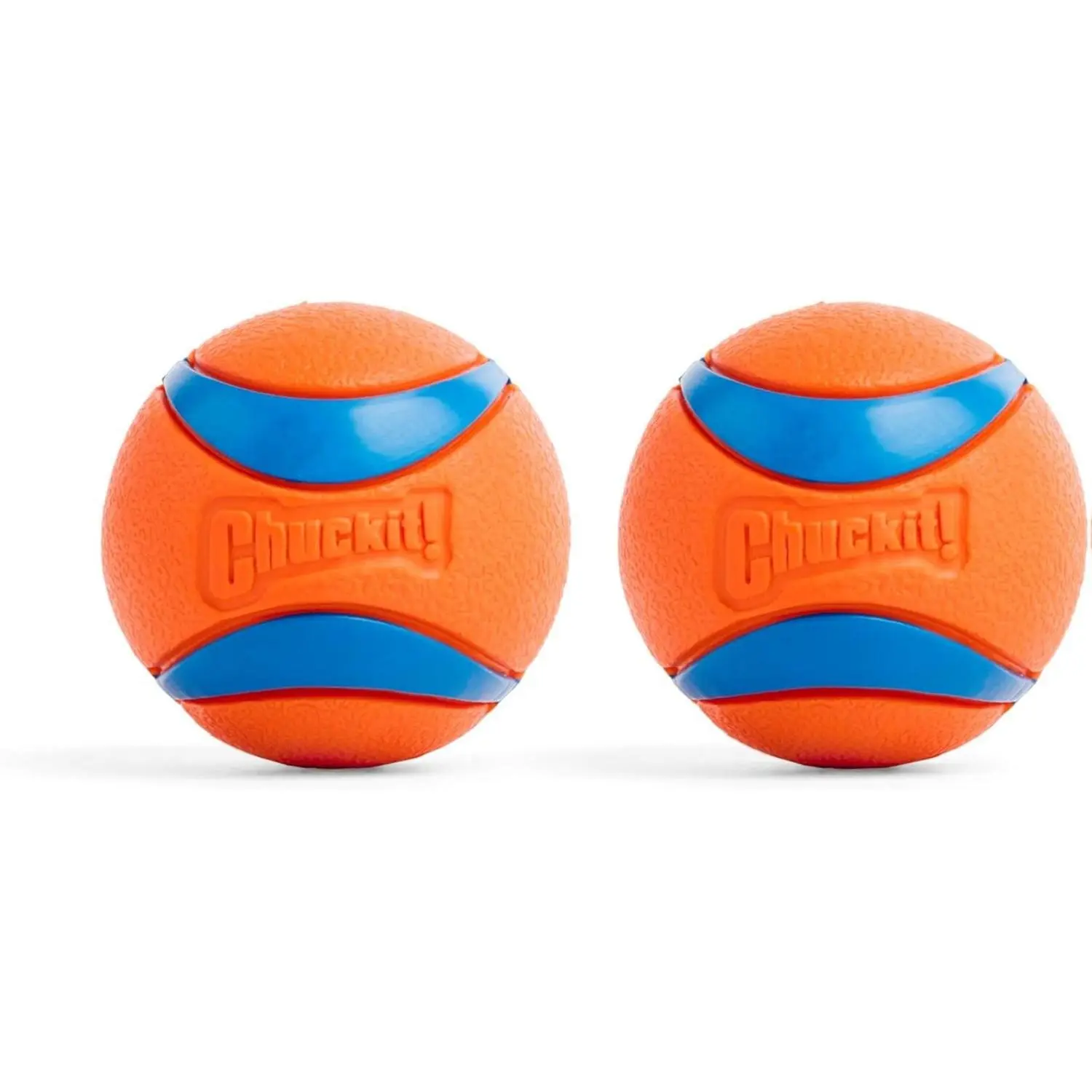 Chuckit! Ultra Ball Dog Toy (2pcs) - Medium 2.5-in Bouncy Fetch Item for 20-60 lbs Dogs, Floating Water Pet Accessory, Durable Chew for Aggressive Chewers, Ball Toy Balls