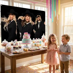 BBeyoncé Flags European Simple Design Horizontal Banner | High-Density Knitted Polyester Fabric | All-Weather Durable for Indoor & Outdoor | Vivid Color Fastness